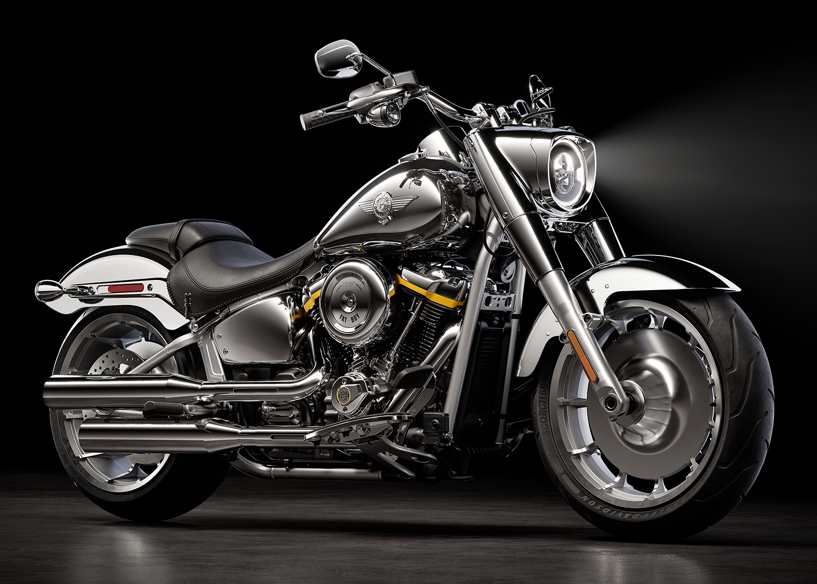 2025 Fat Boy Gray Ghost Chrome Look